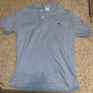 Men’s Lacoste Collared Button Up Polo Shirt (L)